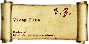 Virág Zita névjegykártya